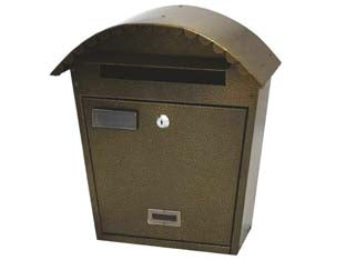 CASSETTA POSTALE CON TETTO CURVO PER ESTERNO  cm.36x13x37h.    MILLE