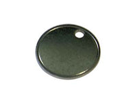 MEDAGLIA NICHELATA CON ANELLO- - ø mm.30 - 50 pezzi SILCA