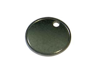 MEDAGLIA NICHELATA CON ANELLO- - ø mm.30 - 50 pezzi SILCA