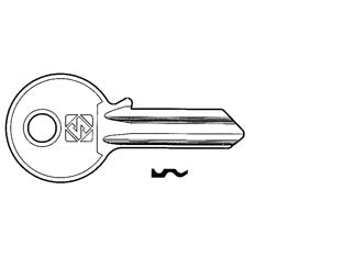 CHIAVI PER CILINDRI ALA 4 SPINE GRANDI AA1R- - AA1R SX - 5 pezzi SILCA