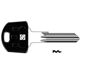 CHIAVI PER CILINDRI ABUS 5 SPINE PICCOLE AB56AP- - AB56AP DX - 5 pezzi SILCA
