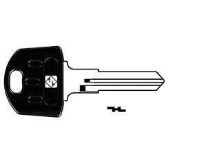 CHIAVI PER CILINDRI ABUS AB65RAP- - AB65RAP SX - 5 pezzi SILCA