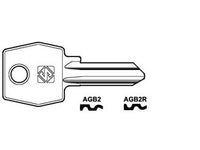 CHIAVI PER CILINDRI AGB 4 SPINE GRANDI- - AGB2 DX - 10 pezzi SILCA