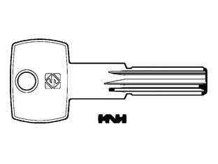 CHIAVI PUNZONATE PER CILINDRI AGB 7 SPINE PROFILO PIATTO AGB8- - AGB8 - 10 pezzi SILCA