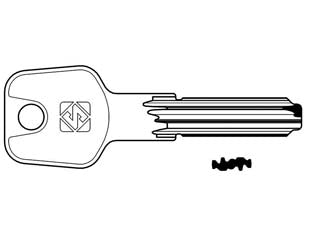 CHIAVI PUNZONATE PER CILINDRI TITAN 6 SPINE BAI26- - BAI26 - 5 pezzi SILCA