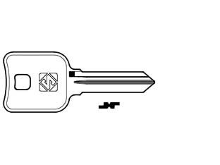 CHIAVI PER CILINDRI BURG 6 SPINE GRANDI BUR38- - BUR38 DX - 10 pezzi SILCA