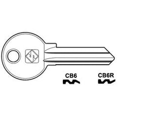 CHIAVI PROFILO CORBIN 5 SPINE- - CB6 DX - 100 pezzi SILCA