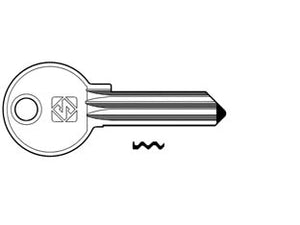 CHIAVI PER CILINDRI CORBIN 5 SPINE GRANDI CB78R- - CB78R SX - 5 pezzi SILCA