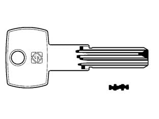 CHIAVI PUNZONATE PER CILINDRI CORBIN 6 SPINE CB97- - CB97 - 10 pezzi SILCA