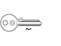 CHIAVI PER CILINDRI CISA 5 SPINE PICCOLE CS7 IN ACC. NICH.- - CS7 DX - 100 pezzi SILCA