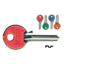 CHIAVI PER CILINDRI CISA 5 SPINE PICCOLE CS7NSL- - CS7NSL DX slim fluo colori assortiti - 10 pezzi SILCA