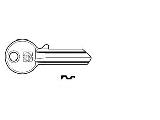 CHIAVI PER CILINDRI CISA 4 SPINE PICCOLE CS8- - CS8 DX - 10 pezzi SILCA