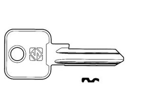 CHIAVI PER CILINDRI CISA 5 SPINE GRANDI CS46- - CS46 DX - 20 pezzi SILCA