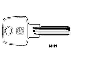CHIAVI PUNZONATE PER CILINDRI CISA 4+6 SPINE CS48- - CS48 - 5 pezzi SILCA