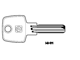 CHIAVI PUNZONATE PER CILINDRI CISA 4+6 SPINE CS48- - CS48 - 5 pezzi SILCA