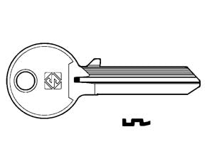 CHIAVI PER CILINDRI CISA 6 SPINE GRANDI CS501- - CS501 SX - 10 pezzi SILCA