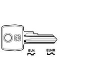 CHIAVI PER CILINDRI EURO LOCKS 4 SPINE PICCOLE- - EU4R SX - 10 pezzi SILCA