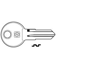 CHIAVI PER CILINDRI FAB 5 SPINE PICCOLE FB36 IN ACC. NICH.- - FB36 DX - 10 pezzi SILCA