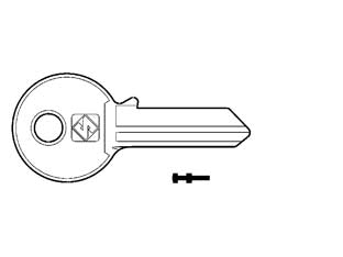 CHIAVI PER CILINDRI FASEM 4 SPINE GRANDI FM2- - FM2 - 10 pezzi SILCA