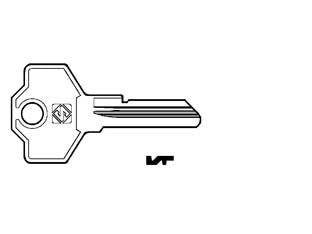 CHIAVI PER CILINDRI GIUSSANI 5 SPINE PICCOLE GS4- - GS4 DX - 10 pezzi SILCA