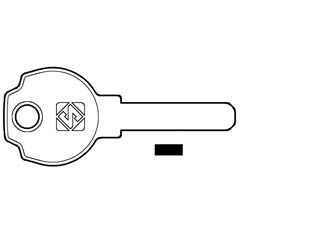 CHIAVI PUNZONATE PER CILINDRI GIUSSANI 5+5 SPINE GS17- - GS17 - 5 pezzi SILCA