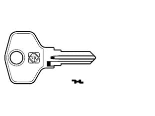 CHIAVI PER CILINDRI HOPPE 5 SPINE PICCOLE HPP1R- - HPP1R - 10 pezzi SILCA