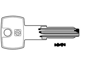 CHIAVI PUNZONATE PER CILINDRI IBFM 6 SPINE IBF4- - IBF4 - 5 pezzi SILCA
