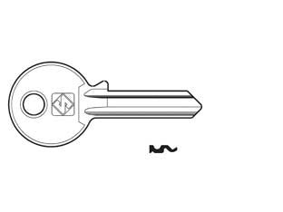 CHIAVI PER CILINDRI ISEO 5 SPINE PICCOLE IE28R- - IE28R SX - 20 pezzi SILCA