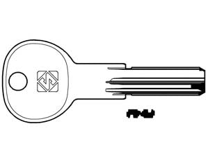 CHIAVI PUNZONATE PER CILINDRI ISEO 5 SPINE IE30- - IE30 - 5 pezzi SILCA