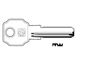 CHIAVI PUNZONATE PER CILINDRI LINCE 5+5 SPINE LC14R- - LC14R - 5 pezzi SILCA
