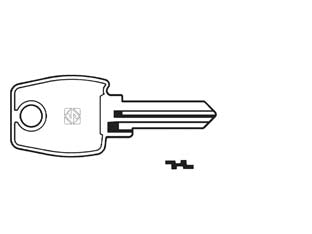 CHIAVI PER CILINDRI L&F 5 SPINE PICCOLE LF16- - LF16 DX - 5 pezzi SILCA