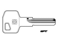 CHIAVI PUNZONATE PER CILINDRI MG 5+4 SPINE MG8- - MG9 - 5 pezzi SILCA