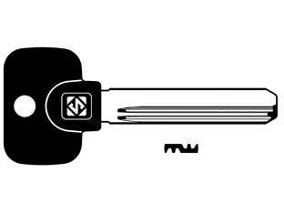 CHIAVI PUNZONATE PER CILINDRI MUL-T-LOCK 10 SPINE MTK4RPX- - MTK4RPX - 5 pezzi SILCA