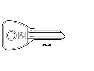 CHIAVI PER CILINDRI OMEC 5 SPINE PICCOLE OC074 IN ACC. NICH.- - OC074 DX - 20 pezzi SILCA