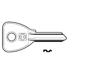 CHIAVI PER CILINDRI OMEC 5 SPINE PICCOLE OC074- - OC074 DX - 10 pezzi SILCA