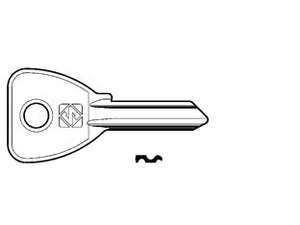 CHIAVI PER CILINDRI OMEC 5 SPINE PICCOLE OC074- - OC074 DX - 10 pezzi SILCA