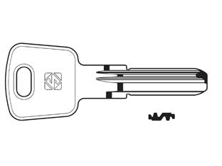 CHIAVI PUNZONATE PER CILINDRI OMEC 6 SPINE OC4- - OC4 - 5 pezzi SILCA
