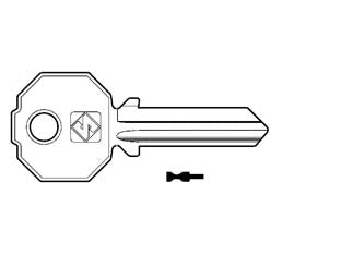 CHIAVI PER CILINDRI PREFER 5 SPINE GRANDI PF092- - PF092 - 10 pezzi SILCA