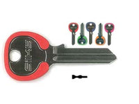 CHIAVI PER CILINDRI PREFER 5 SPINE GRANDI PF092SDZ- - PF092SDZ silky 5 colori assortiti - 100 pezzi SILCA