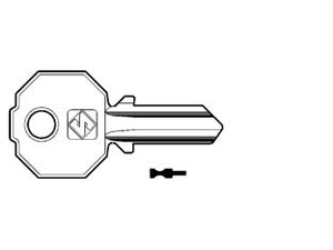 CHIAVI PER CILINDRI PREFER 3 SPINE GRANDI PF5- - PF5 - 10 pezzi SILCA
