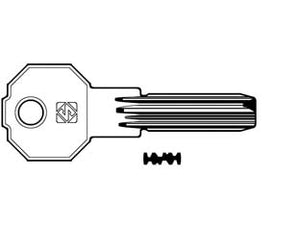 CHIAVI PUNZONATE PER CILINDRI PREFER 6 SPINE PF21- - PF21 - 5 pezzi SILCA