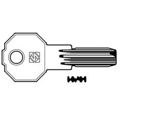 CHIAVI PUNZONATE PER CILINDRI PREFER 4+4 SPINE PF22- - PF22 - 5 pezzi SILCA
