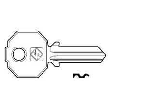 CHIAVI PER CILINDRI PREFER 4 SPINE GRANDI PF212- - PF212 DX - 10 pezzi SILCA