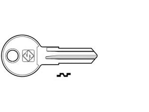CHIAVI PER CILINDRI RENZ 5 SPINE PICCOLE- - REN1R SX - 20 pezzi SILCA