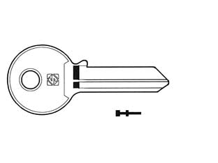 CHIAVI PER CILINDRI SECUREMME 5 SPINE GRANDI SCM4- - SCM4 - 20 pezzi SILCA
