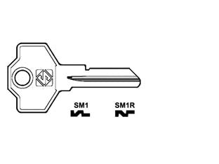 CHIAVI PER CILINDRI SIMECA 5 SPINE PICCOLE- - SM1 SX - 20 pezzi SILCA