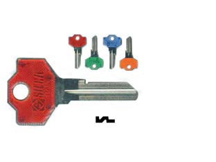 CHIAVI PER CILINDRI SIMECA 5 SPINE PICCOLE SM1SL- - SM1SL slim fluo colori assortiti - 10 pezzi SILCA