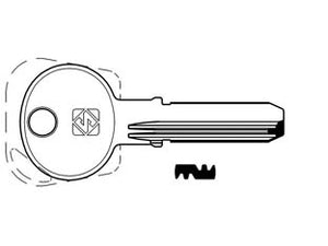 CHIAVI PUNZONATE PER CILINDRI STANDERS - LEROY MERLIN 6 SPINE STD1R- - STD1R - 5 pezzi SILCA