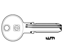 CHIAVI PUNZONATE PER CILINDRI TESA 5+5 SPINE TE7- - TE7 - 5 pezzi SILCA