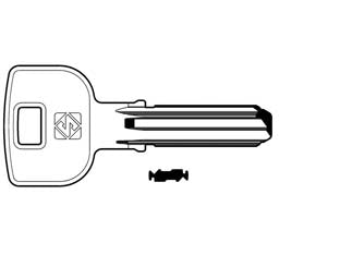CHIAVI PUNZONATE PER CILINDRI TESA 11 SPINE TE9- - TE9 - 5 pezzi SILCA